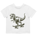 T-Rex Skateboard Illustration Toddler T-Shirt