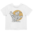 Four Tigers Silhouette Moon Toddler T-shirt