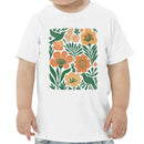 Toddler's T-shirt with Folk Art Floral Pattern