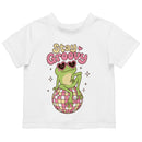 Stay Groovy Frog Disco Ball Toddler T-shirt