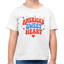 Toddler's T-shirt - America's Sweetheart Retro Lettering