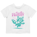 Happy Raccoon Toddler T-shirt - It’s Finally Friday