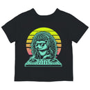 DJ Hedgehog Headphones Toddler's T-shirt