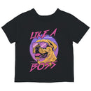 Toddler's T-shirt - Like a Boss Sunglasses Retro Art