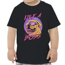 Toddler's T-shirt - Like a Boss Sunglasses Retro Art