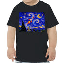 Rocket Starry Night Toddler T-shirt