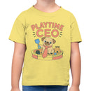 Cute Pug Sandbox Humor Toddler T-shirt