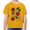 Toddler's Tomato Basil Mushroom T-shirt