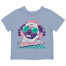 Toddler's T-shirt - Radical Dude Retro Pug Sunglasses