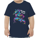 Island Rule Neon Shark Toddler T-shirt