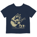 Raccoon Playing Guitar Toddler's T-shirt