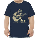 Raccoon Playing Guitar Toddler's T-shirt