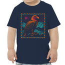 Neon Bald Eagle Southwestern Toddler T-shirt