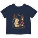 Hedgehog Roasting Marshmallow Toddler T-shirt