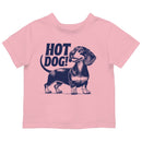 Toddler's Funny Dachshund Hot Dog T-shirt
