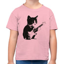 Cat Playing Guitar Funny Toddler's T-shirt