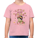 Little Miss Frida Flower Art Toddler T-shirt