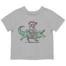 Toddler's Cowboy Raccoon Riding Alligator T-shirt
