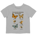 Wildlife Winged Wonders Insect Chart Toddler T-shirt