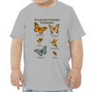 Wildlife Winged Wonders Insect Chart Toddler T-shirt