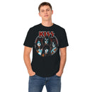 KISS Band Classic Face Makeup Art Men's T-shirt