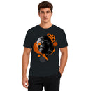 Tattooed Man Geometric Retro Circles Men's T-shirt