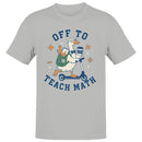 Off. Licensed Teach Math Funny Duck Men's T-shirt