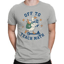 Off. Licensed Teach Math Funny Duck Men's T-shirt