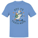 Off. Licensed Teach Math Funny Duck Men's T-shirt