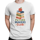 Future Makers Club Book Stack & Apple Men's T-shirt