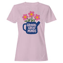 Growing Great Minds Floral Watering Can Women's T-shirt