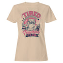 Tired Teachers Club Owl Women's T-shirt