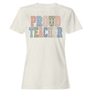 Floral Patchwork Letters Women's T-shirt