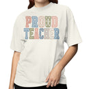 Floral Patchwork Letters Women's T-shirt