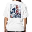 San Francisco Wave Golden Gate Bridge Women's T-shirt