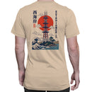 Men's T-shirt Sutro Tower SFCA Japanese Wave Art