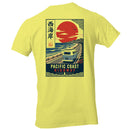 Pacific Coast Highway Retro Sunset Men's T-shirt