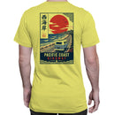 Pacific Coast Highway Retro Sunset Men's T-shirt