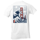 San Francisco Wave Golden Gate Bridge Men's T-shirt