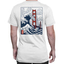 San Francisco Wave Golden Gate Bridge Men's T-shirt