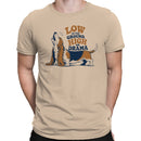 Basset Low to the Ground Drama Men's T-shirt