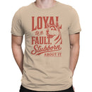 Loyal to a Fault Stubborn Dog Quote Men's T-shirt