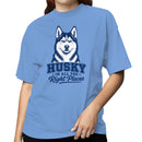 Funny Quote Women's T-shirt - Husky In All The Right Places