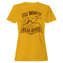 I'll Whip It Real Quick Greyhound Humor T-shirt