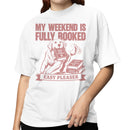 Dog Reading Women's T-shirt - My Weekend Is Fully Booked