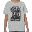 Youth's Dog Lover T-shirt - Tough Look Soft Heart