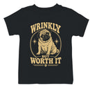 Youth's T-shirt - Wrinkly But Worth It Pug Humor