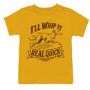 I'll Whip It Real Quick Greyhound Humor Youth T-shirt