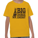 Big Dobie Energy Dog Lover Youth T-shirt