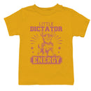 Funny Chihuahua Little Dictator Energy Youth T-shirt